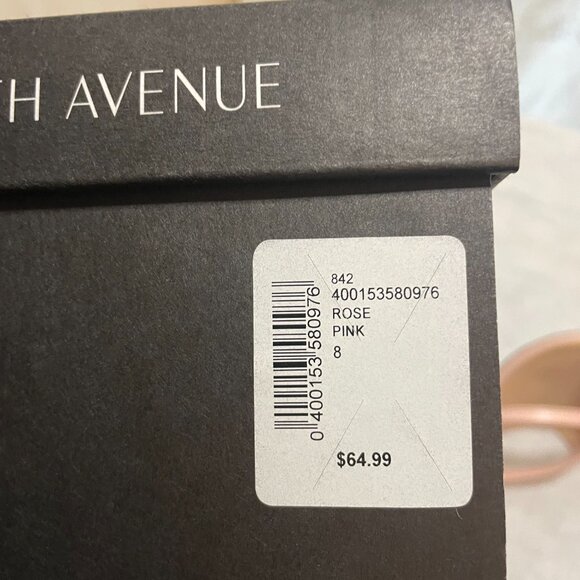 Light Pink Saks Fifth Avenue Strappy Mules - Picture 4 of 5